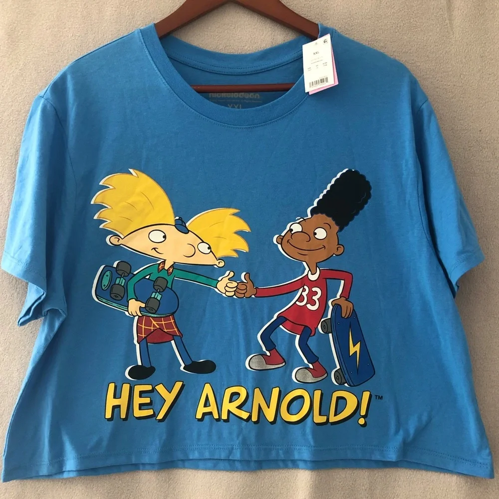 Nickelodeon | NWT Hey Arnold! Crop top - Picture 2 of 7